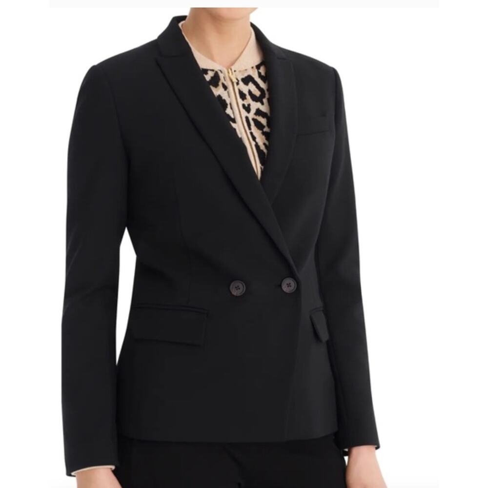 J. Crew Dover Double Breasted Black Blazer. Size 14.